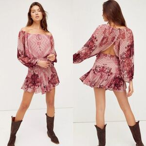 NWT Free People Seven Wonders Mini Dress Size S